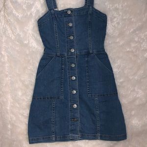DIVIDED Jean button down dress